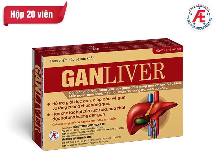 TPBVSK Ganliver (Hộp 2 vỉ x 10 viên)